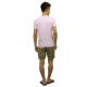 �ե�󥯥�� �ޡ������ T����� ��������Ź FRANKLIN��MARSHALL ȾµT����� ���롼�ͥå�  LOGO TEE POWDER PINK TSMF182AN 45181 4010 A61B B1C C1D D1E E11F