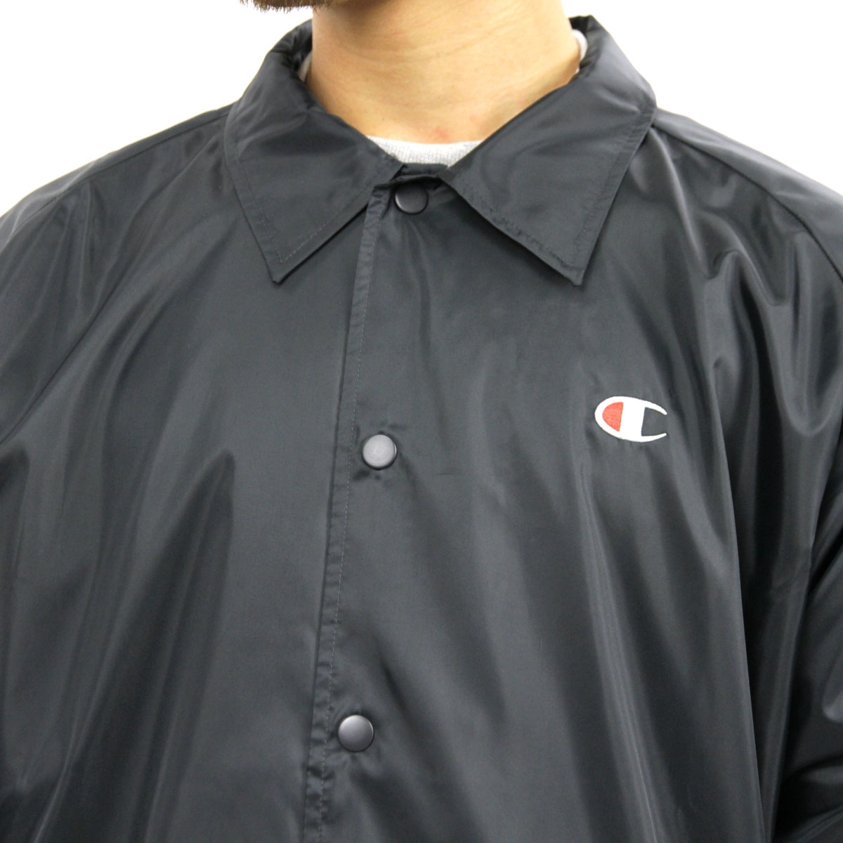�����ԥ��� CHAMPION ������ ��� ���������㥱�å� �������� COACHES JACKET WEST BREAKER EDITION V0100 BLACK AA4B B1C C1D D4E E13F