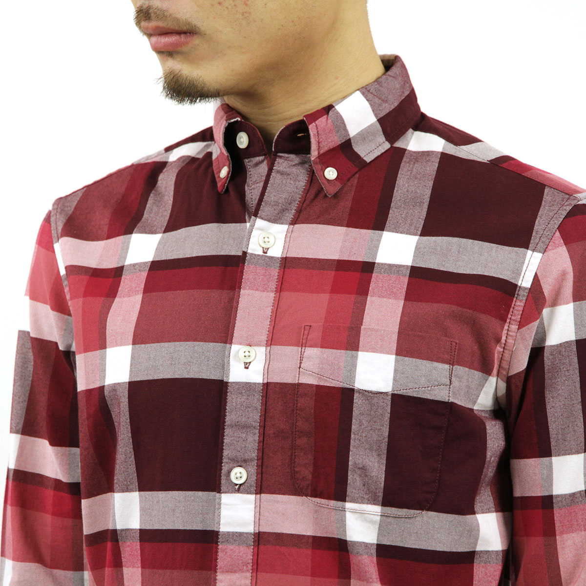 ����ꥫ�󥤡����� ����� ��� ������ AMERICAN EAGLE Ĺµ����� �ܥ�������󥷥�� �����å� AE OXFORD PLAID BUTTON UP SHIRT 0153-1600-613 A04B B1C C1D D6E E11F