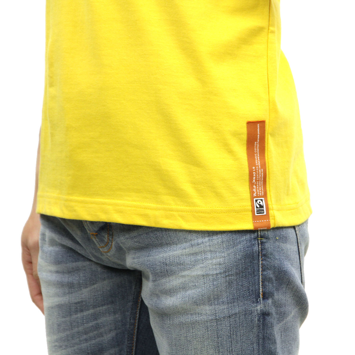 ̡ǥ T Ź Nudie Jeans ȾµT ݥåT KURT WORKER TEE SUN YELLOW C31 131532 A62B B1C C1D D1E E12F