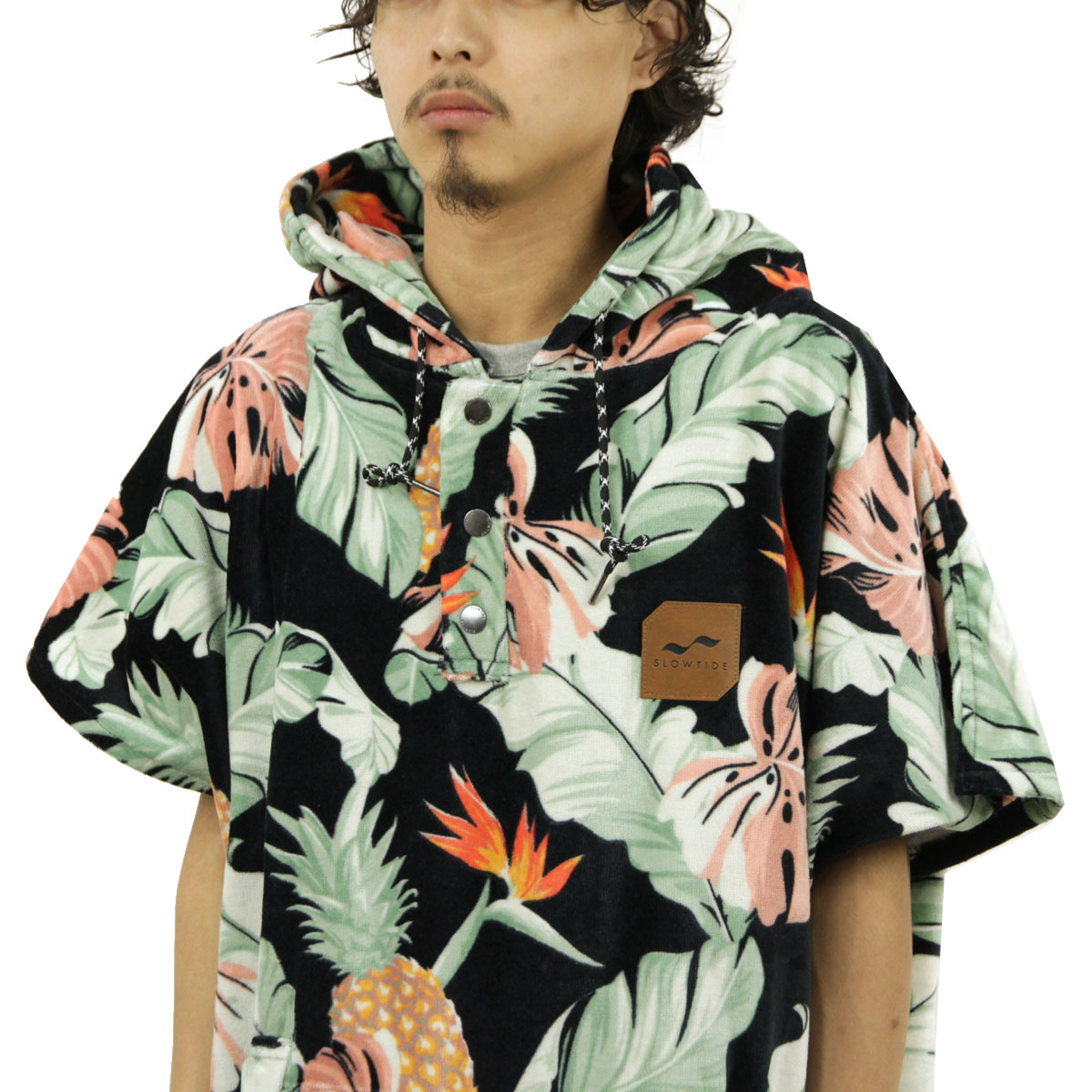  ݥ Ź SLOWTIDE ݥ MAKAI CHANGING TOWEL PONCHO L/XL ST345 BLACK A97B B3C CBD D0E E13F