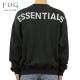 �ե������֥��å� fog essentials �������å� ��� ������ FEAR OF GOD ���å��󥷥�륺 �Хå��ץ��� FOG - FEAR OF GOD ESSENTIALS 3M CREW SWEAT FLEECE SHIRTS BLACK AA5B B1C C1D D5E E13