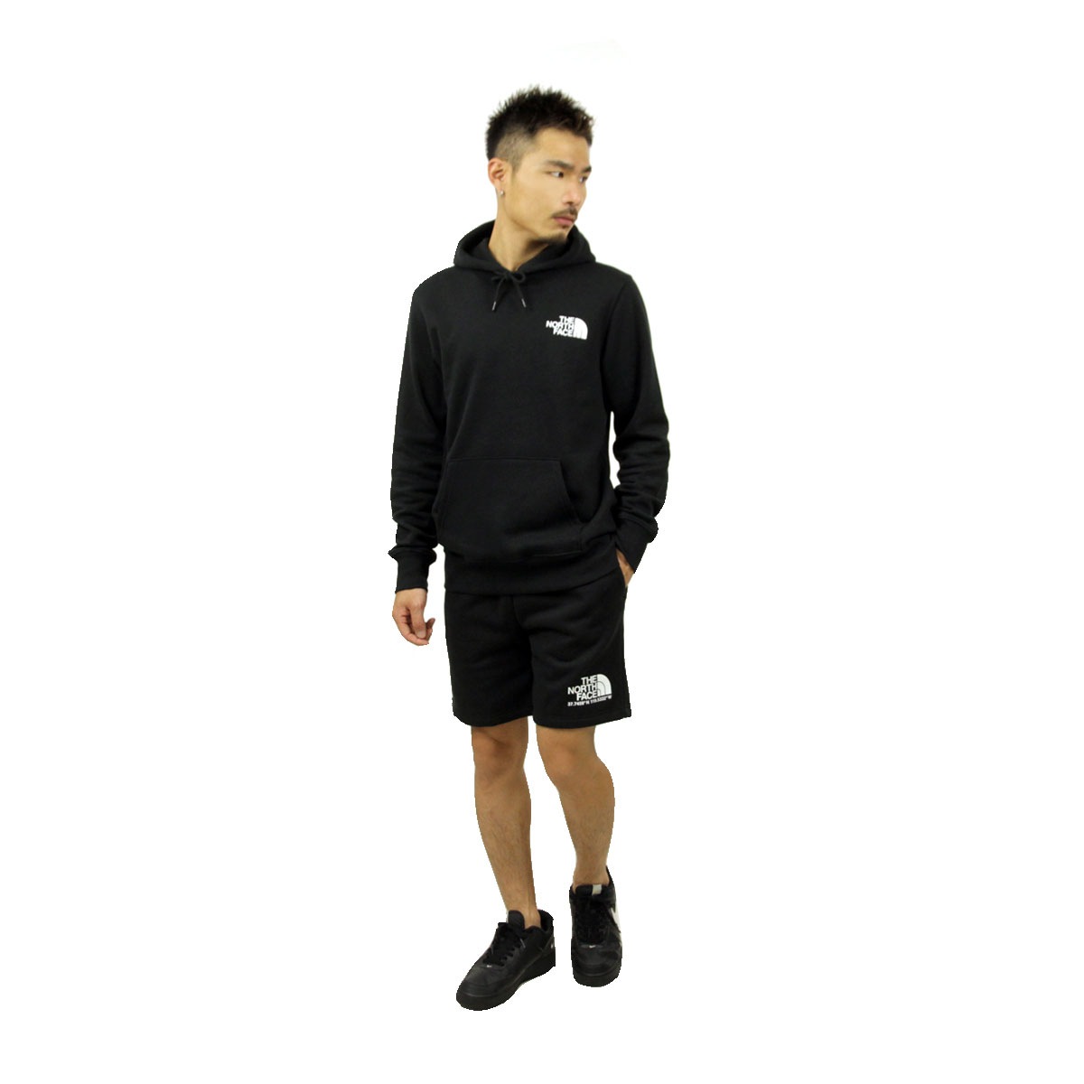 Ρե ѡ   THE NORTH FACE ץ륪Сѡ Хåץ  BOX NSE PULLOVER HOODIE NF0A4761 JK3 TNF BLACK A14B B1C C1D D5E E13F