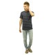 ���ʥ��å� ANERKJENDT ������ ��� ȾµT����� MARTEZ STRIPE T-SHIRT TOTAL ECLIPSE 9217338 B A81B B1C C1D D1E E06F