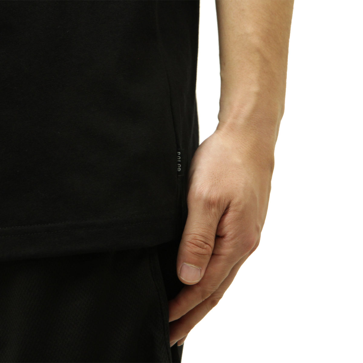 �ݡ��顼 ��� ȾµT����� ��������Ź POLER ���롼�ͥå� �Хå��ץ��� PHOTO RELAX FIT TEE BLACK MCV0063