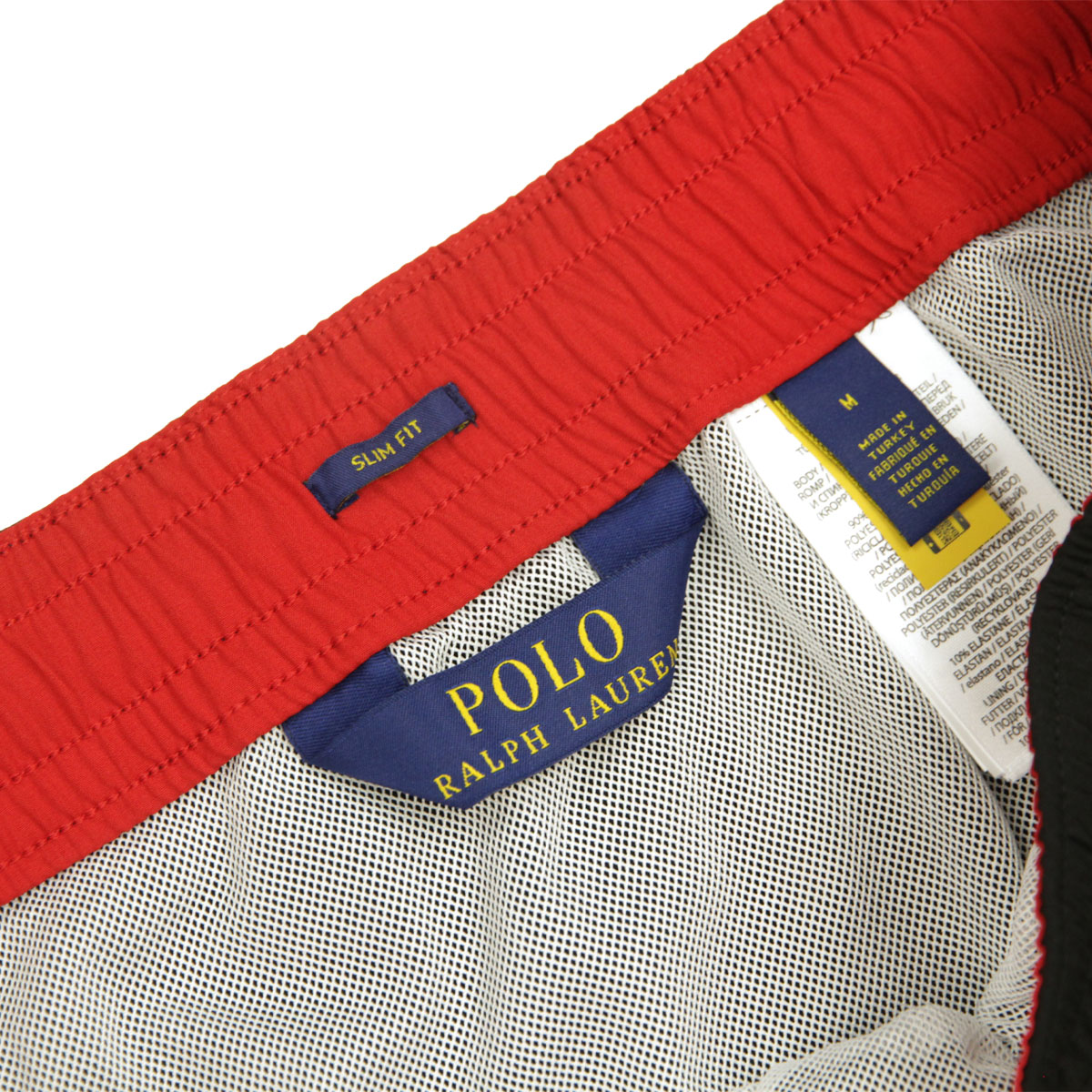 �ݥ� ���ե������ ��� ������ѥ�� ������ POLO RALPH LAUREN ���� �ȥ�󥯥��� ���� WOVEN TRUNK SWIM PANTS POLO BLACK 710B16721 010