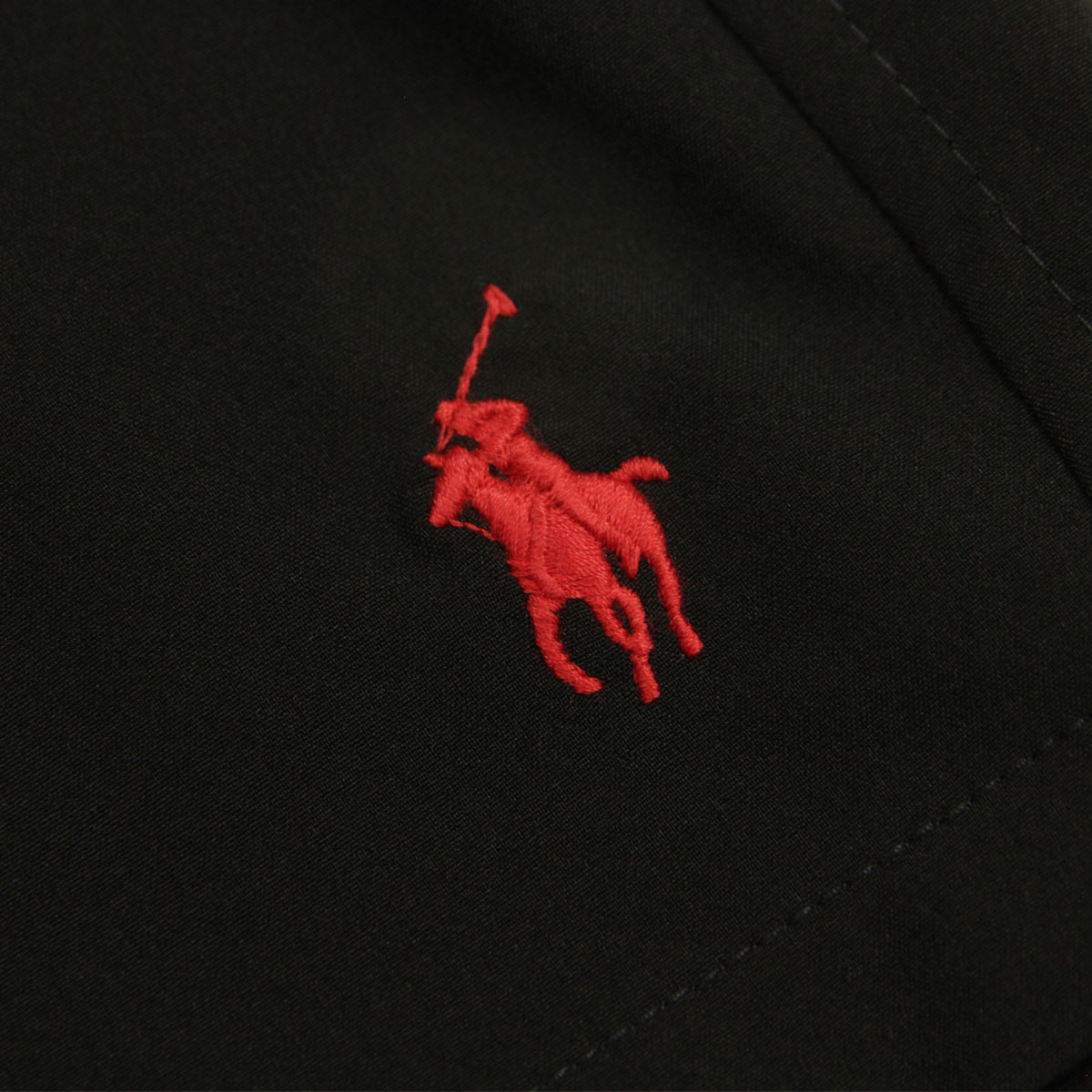�ݥ� ���ե������ ��� ������ѥ�� ������ POLO RALPH LAUREN ���� �ȥ�󥯥��� ���� WOVEN TRUNK SWIM PANTS POLO BLACK 710B16721 010