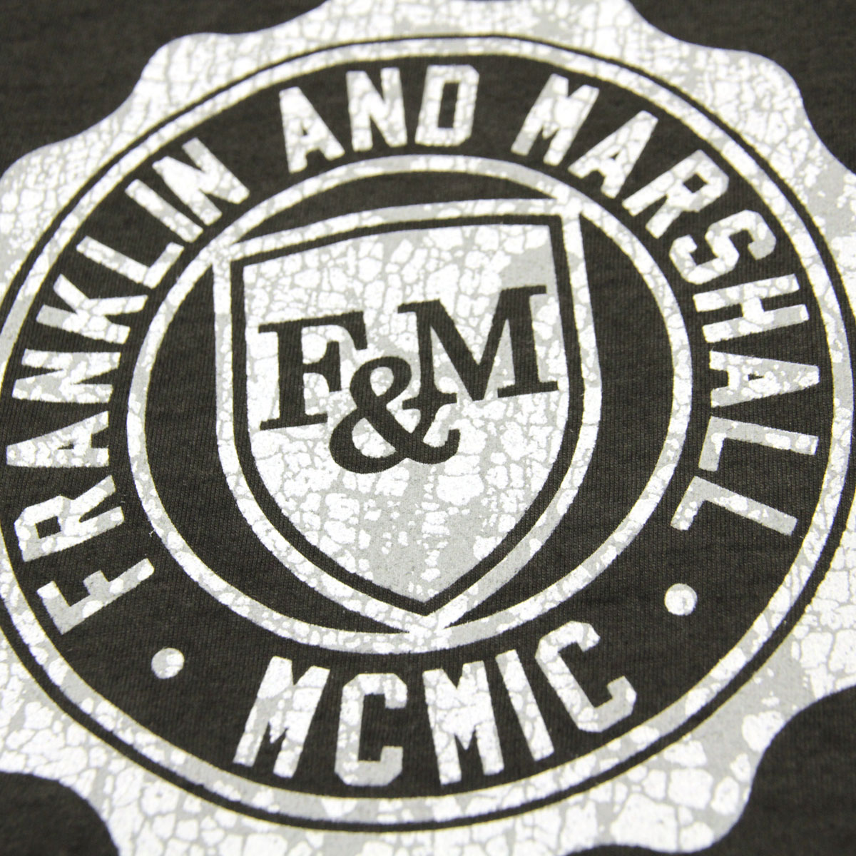 �ե�󥯥�� �ޡ������ T����� ��������Ź FRANKLIN��MARSHALL ȾµT����� ���롼�ͥå�  LOGO TEE BLACK TSMF188AN 45181 4013 A61B B1C C1D D1E E13F