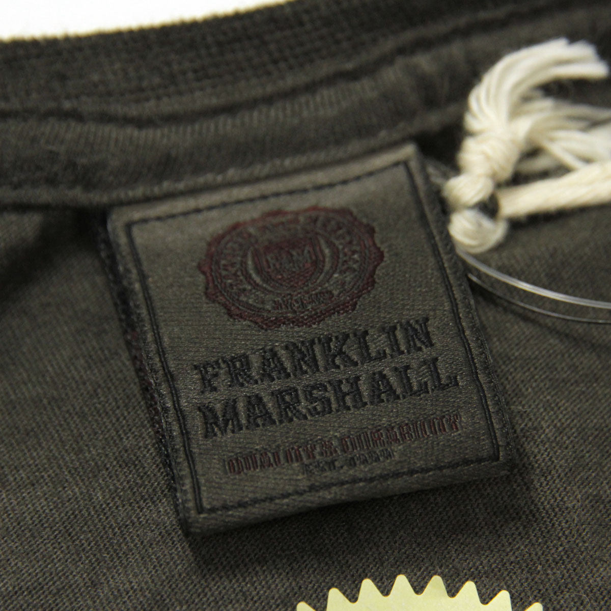 �ե�󥯥�� �ޡ������ T����� ��������Ź FRANKLIN��MARSHALL ȾµT����� ���롼�ͥå�  LOGO TEE BLACK TSMF188AN 45181 4013 A61B B1C C1D D1E E13F