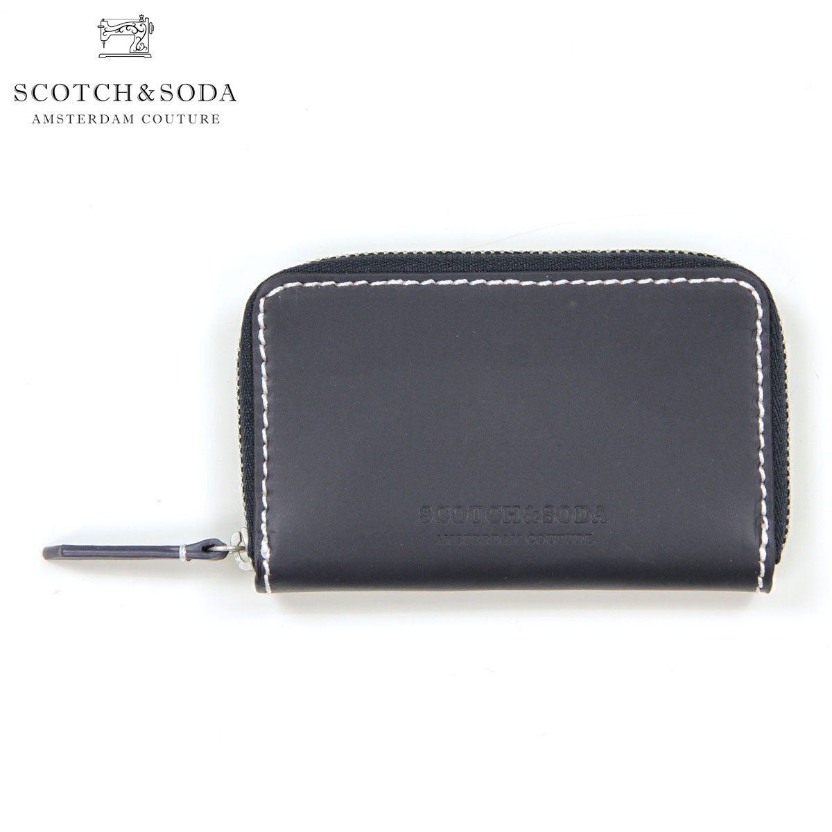 �����å�����ɥ����� ���� ��� ��ǥ����� ��������Ź SCOTCH��SODA �����󥱡��� RECYCLED LEATHER ZIP COIN WALLET 160952 0002 38500 78 NIGHT A39B B3C C3D D3E E06F
