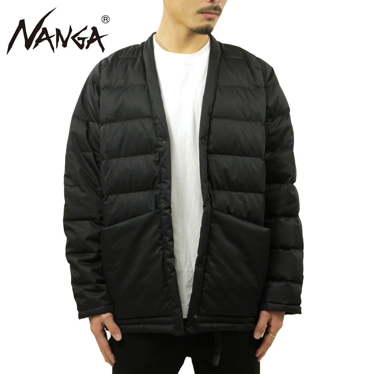 ʥ   ǥ Ź NANGA  ϥƥ ȾŻ COTTON PEACH DOWN HANTEN ND2441-1A500-A BLACK A16B B1C C1D D4E E13F