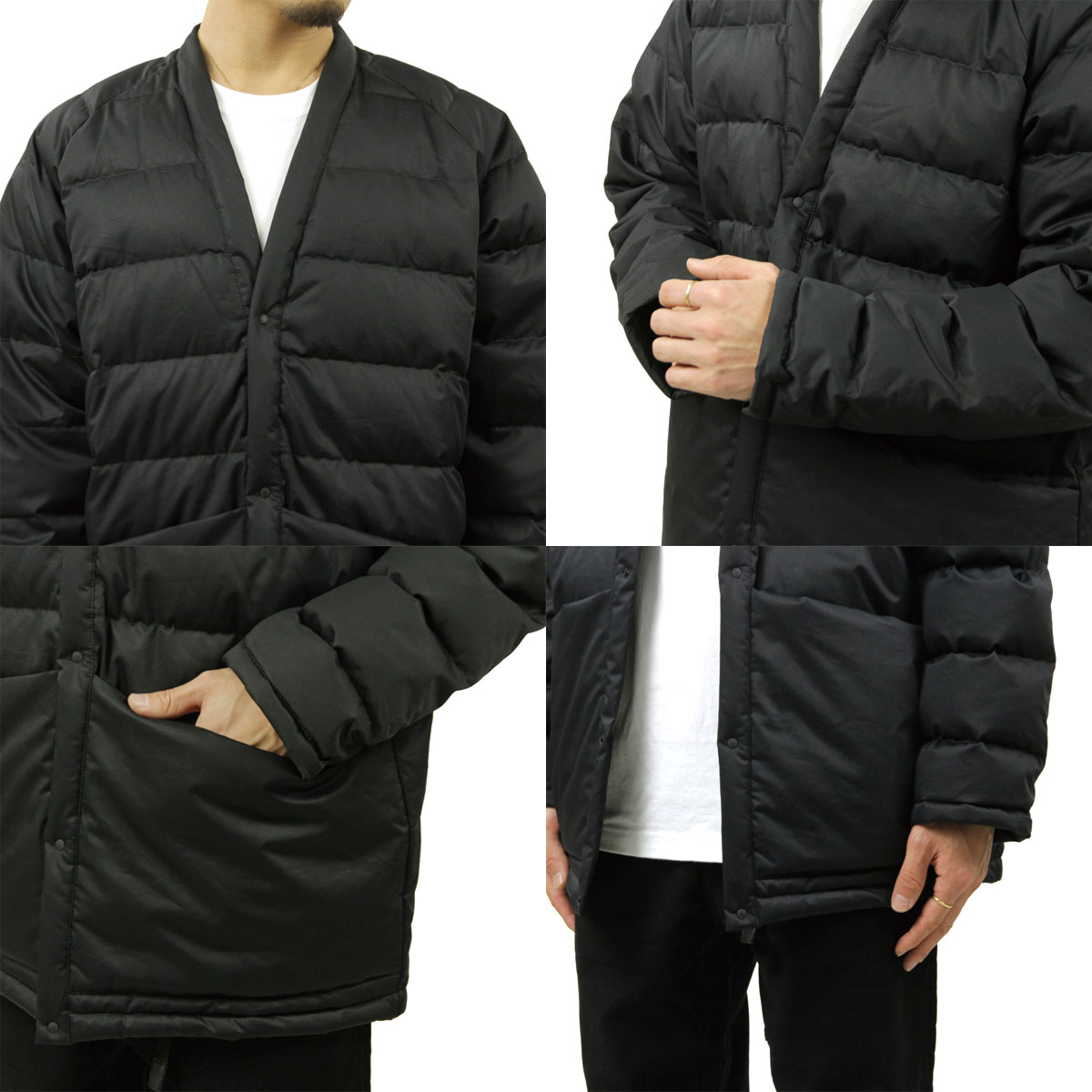 ʥ   ǥ Ź NANGA  ϥƥ ȾŻ COTTON PEACH DOWN HANTEN ND2441-1A500-A BLACK A16B B1C C1D D4E E13F