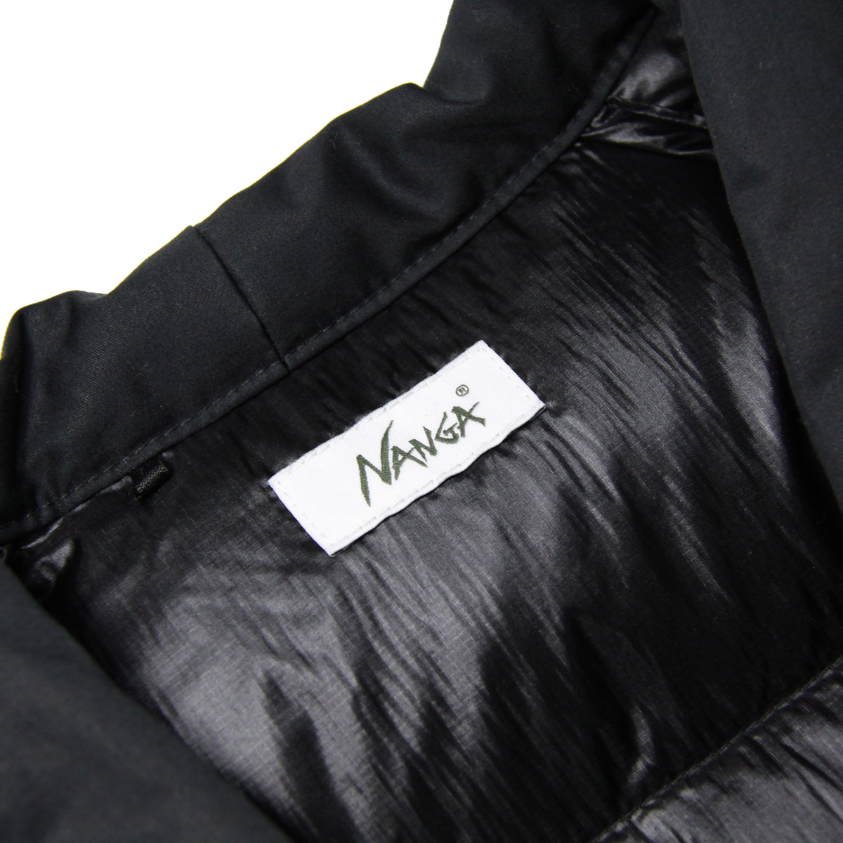 ʥ   ǥ Ź NANGA  ϥƥ ȾŻ COTTON PEACH DOWN HANTEN ND2441-1A500-A BLACK A16B B1C C1D D4E E13F