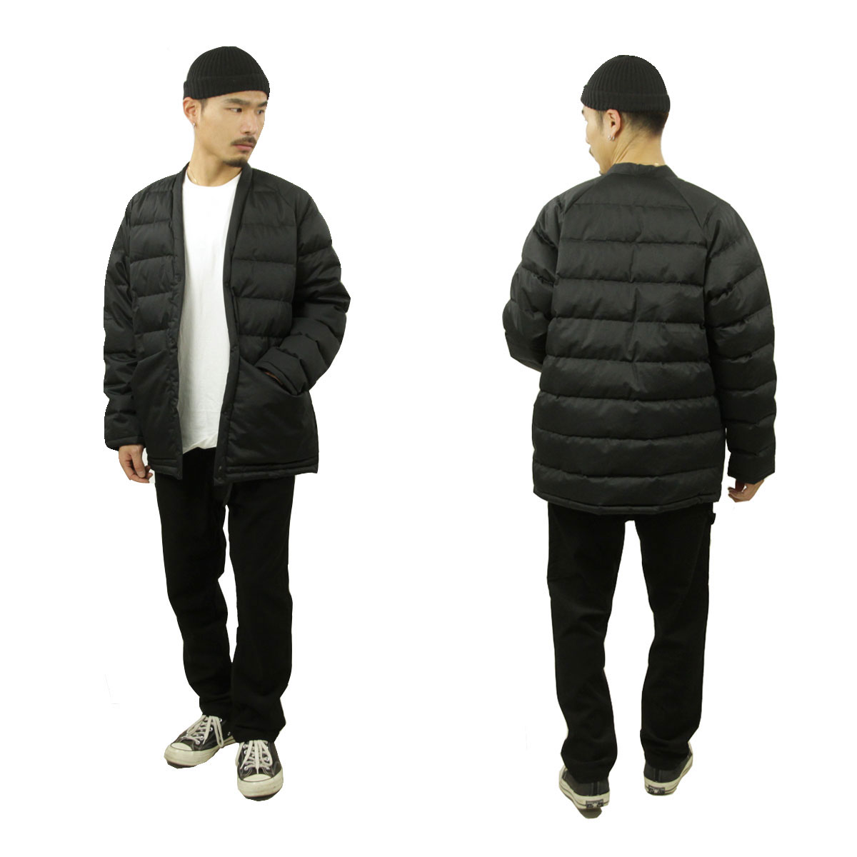 ʥ   ǥ Ź NANGA  ϥƥ ȾŻ COTTON PEACH DOWN HANTEN ND2441-1A500-A BLACK A16B B1C C1D D4E E13F