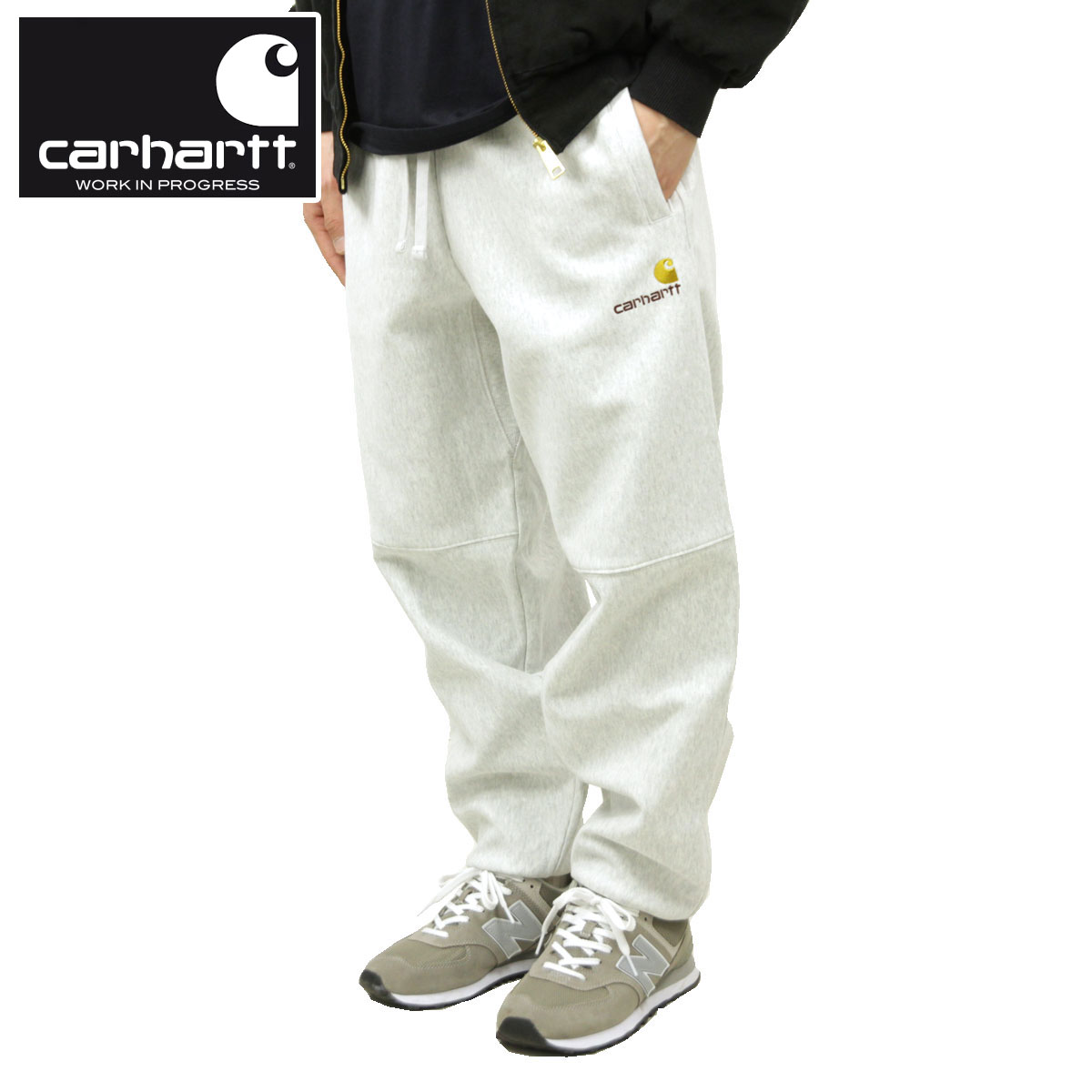 �����ϡ��� �ܥȥॹ ��� ������ CARHARTT WIP �������åȥѥ�� AMERICAN SCRIPT JOGGING PANT ASH HEATHER I027042 482XX AB0B B1C C2D D6E E02F