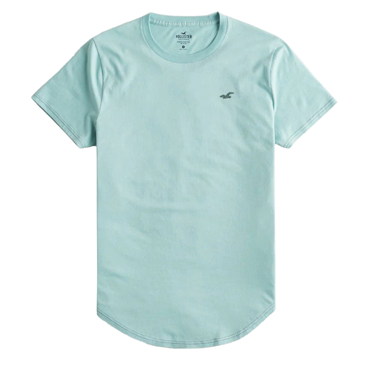 �ۥꥹ���� T����� ��� ������ HOLLISTER ȾµT����� ���롼�ͥå�T����� �����֥إ� Curved Hem T-Shirt 324-368-0625-320 A03B B1C C1D D1E E08F