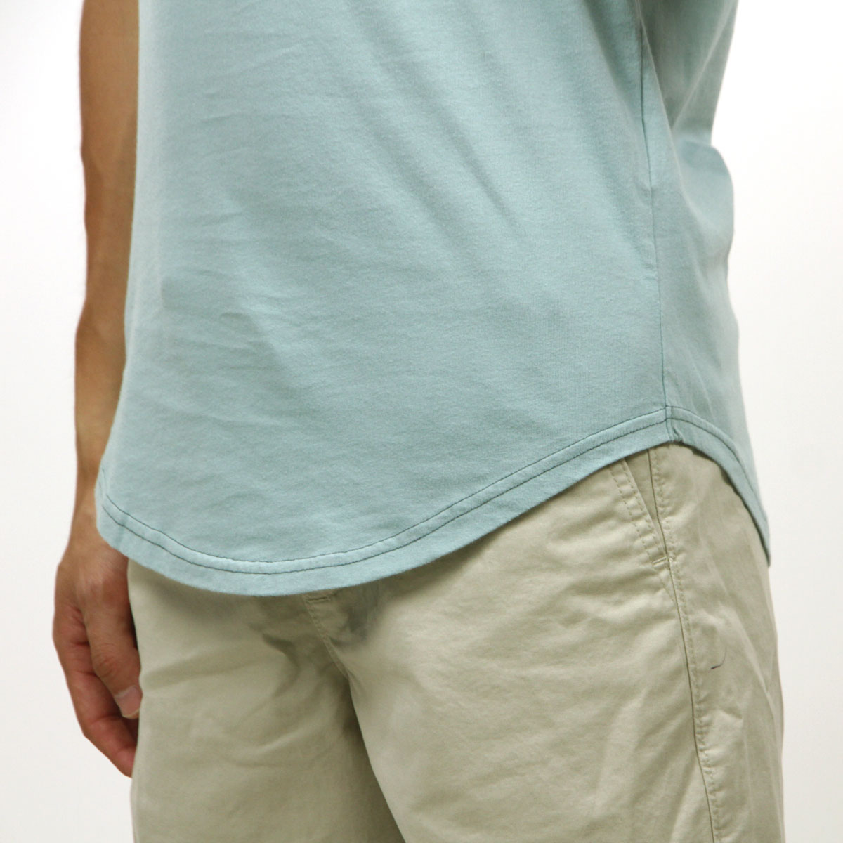 �ۥꥹ���� T����� ��� ������ HOLLISTER ȾµT����� ���롼�ͥå�T����� �����֥إ� Curved Hem T-Shirt 324-368-0625-320 A03B B1C C1D D1E E08F