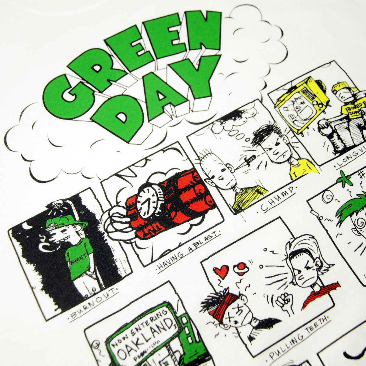 �ߥ塼���å��ƥ� ��� �Х��T����� ������ MUSIC TEE ���å�T����� ���꡼�󡦥ǥ� �ɥ������� GREEN DAY DOOKIE RRHOF MUSIC TEE AB5B B1C C1D D1E E01F