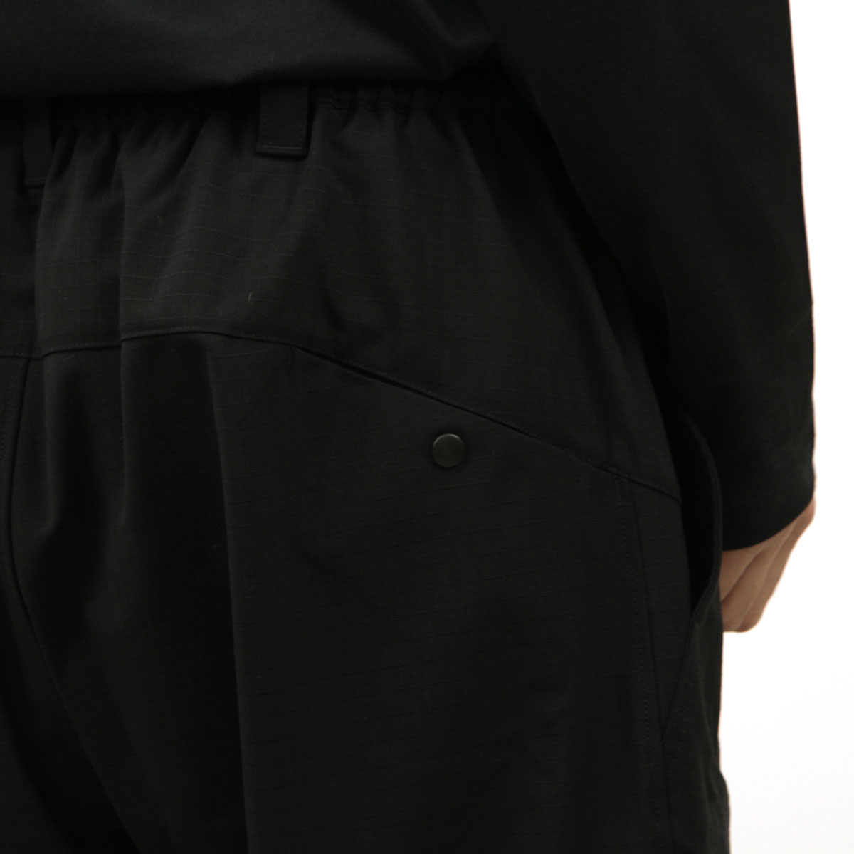 磻꡼  ѥ  Y-3 ܥȥॹ 롼եå ѥ RIPSTOP CUFFED LOOSE FIT EASY CARGO PANTS IL2046 BLACK