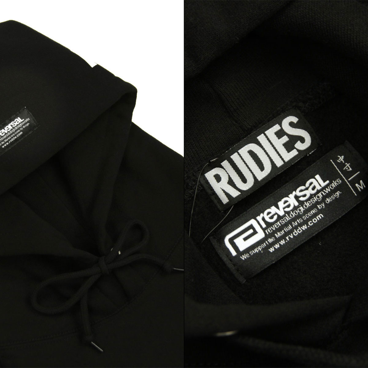 ��С����� ��� �ѡ����� ��������Ź REVERSAL �롼�ǥ����� �ץ륪���С� �ա��ǥ��� RUDIE'S x reversal SWEAT HOODIE �̎ގ׎��� rvrud202 BK BLACK A06B B1C C1D D5E E13F