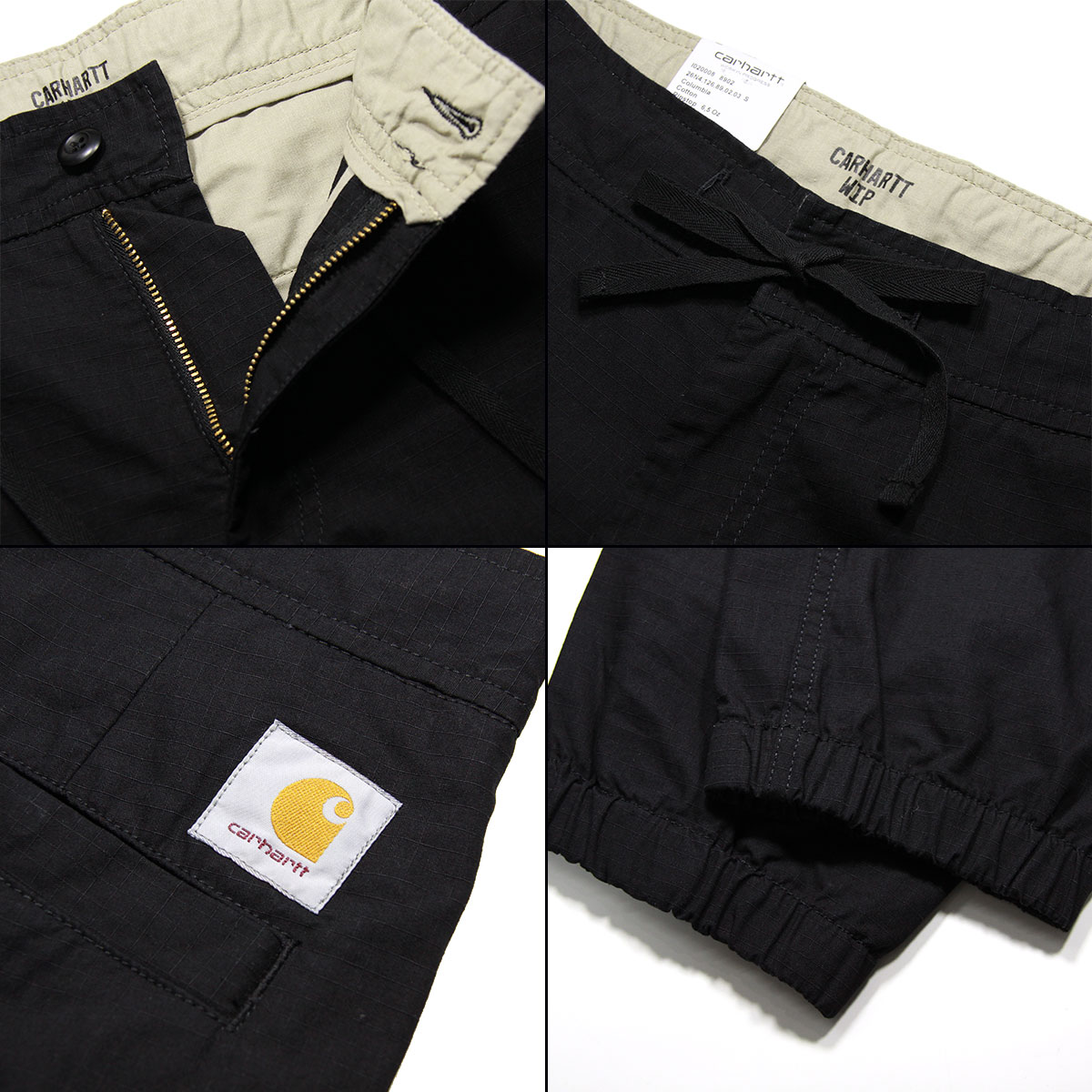 ϡ ѥ  Ź CARHARTT WIP 祬ѥ ܥȥॹ MARSHALL JOGGER PANT BLACK RINSED I020008 89 AB0B B1C C2D D2E E13F