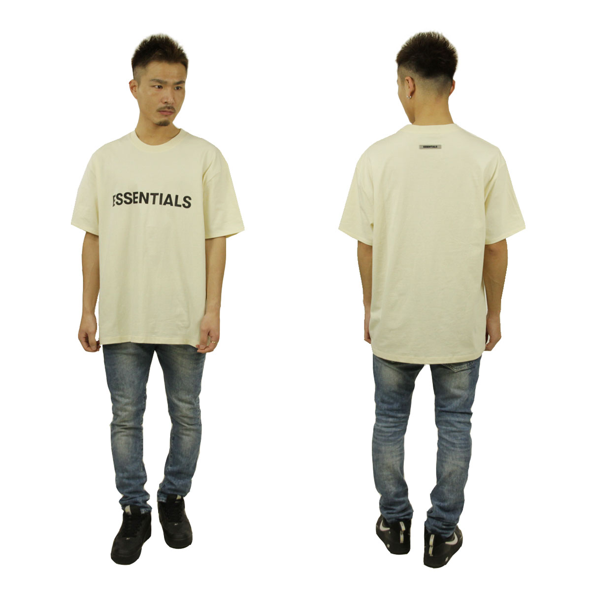 ե֥å fog essentials T   FEAR OF GOD å󥷥륺 ȾµT  롼ͥå FOG - FEAR OF GOD ESSENTIALS T-SHIRT CREAM AA5B B1C C1D D1E E18