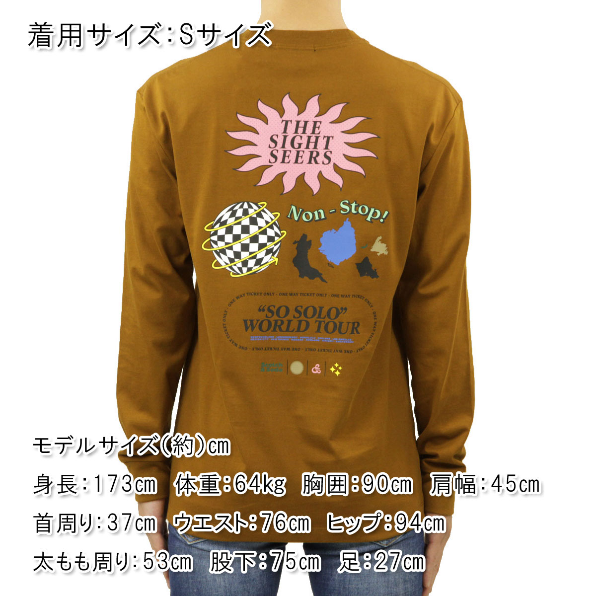 �����å�����ɥ����� ����T ��� ��������Ź SCOTCH��SODA �Хå��ץ��� ĹµT����� GRAPHIC RELAXED-FIT LONG SLEEVE T-SHIRT TOBACCO 163970 1341 43406 34 A39B B1C C1D D2E E04F