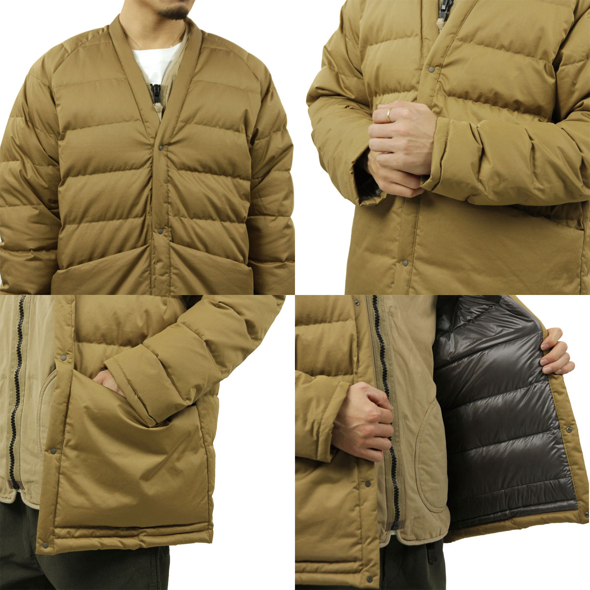 ʥ   ǥ Ź NANGA  ϥƥ ȾŻ COTTON PEACH DOWN HANTEN ND2441-1A500-A BEIGE A16B B1C C1D D4E E04F