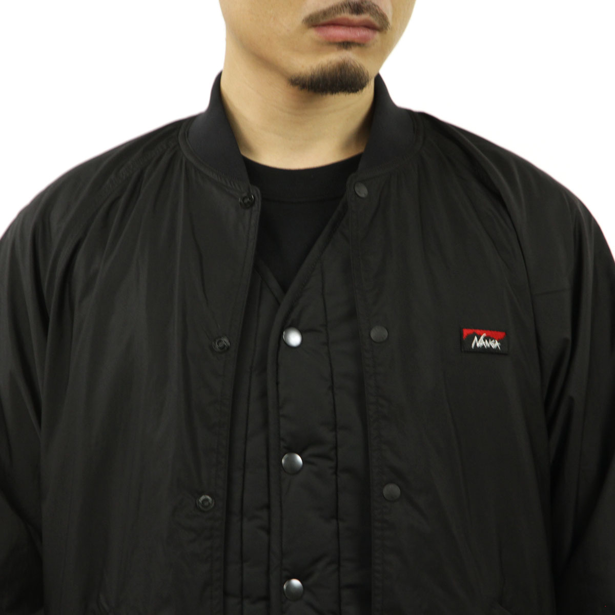 ʥ 㥱å  Ź NANGA  㥱å RIB COLLAR COACH JACKET NW2441-1E400-A BLK BLACK A16B B1C C1D D4E E13F