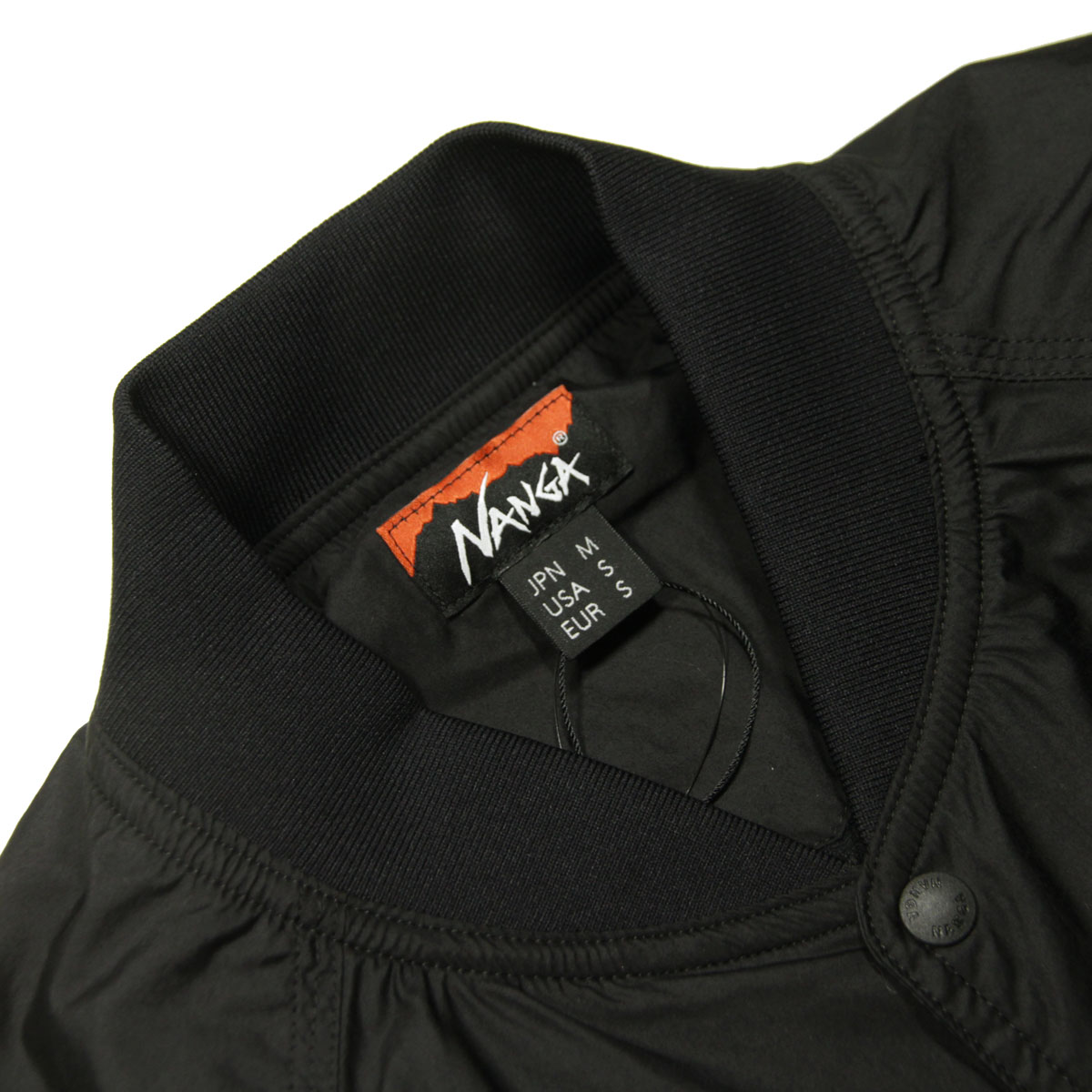 ʥ 㥱å  Ź NANGA  㥱å RIB COLLAR COACH JACKET NW2441-1E400-A BLK BLACK A16B B1C C1D D4E E13F