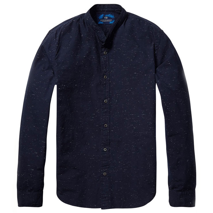 �����å�����ɥ����� SCOTCH��SODA ��������Ź ��� Ĺµ�ɥ쥹����� COLLARLESS SHIRT 136331 0002 NIGHT A39B B1C C1D D6E E06F