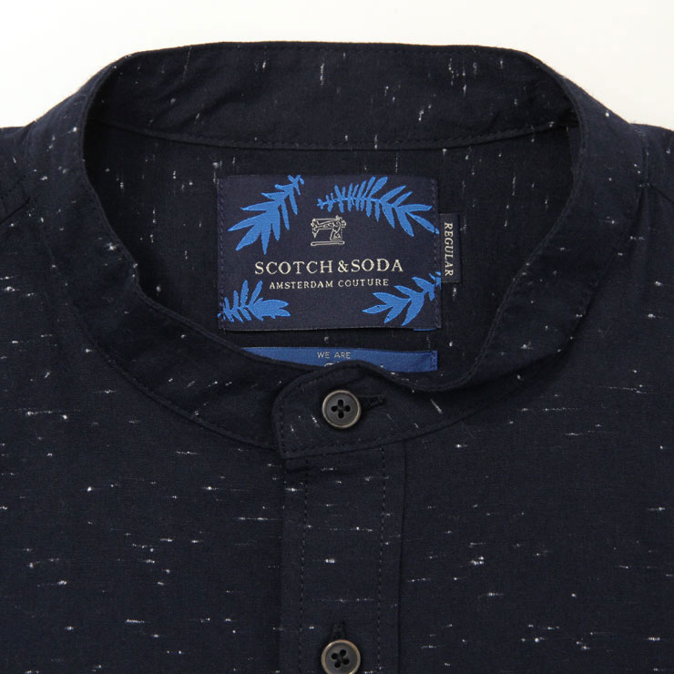 �����å�����ɥ����� SCOTCH��SODA ��������Ź ��� Ĺµ�ɥ쥹����� COLLARLESS SHIRT 136331 0002 NIGHT A39B B1C C1D D6E E06F
