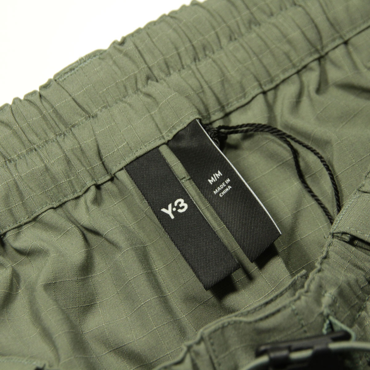 磻꡼  ѥ  Y-3 ܥȥॹ 롼եå ѥ RIPSTOP CUFFED LOOSE FIT EASY CARGO PANTS IP7666 STONE GREEN