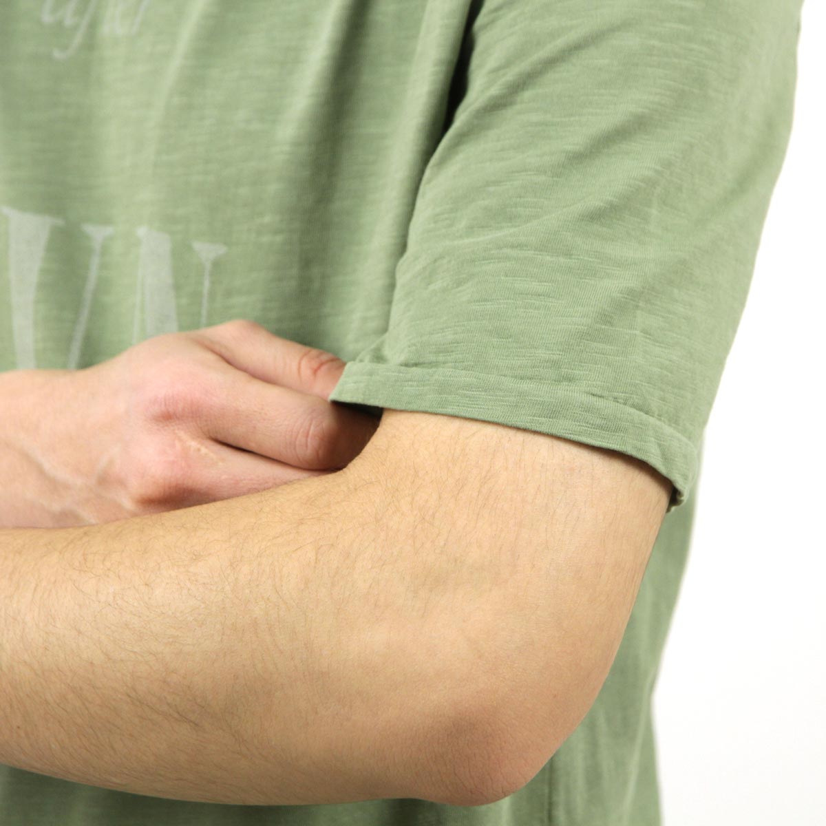 �����å�����ɥ����� ��� ȾµT����� ��������Ź SCOTCH��SODA ���롼�ͥå� �ȥåץ� SLUB-JERSEY ARTWORK ORGANIC COTTON T-SHIRT 172016 0414 KHAKI