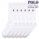 ݥ ե    POLO RALPH LAUREN 6  å 6 PACKCASUAL CREW SOCKS 6PK SOCKS 821480PKZ3 100 - WHITE A05B B1C C7D D1E E01F