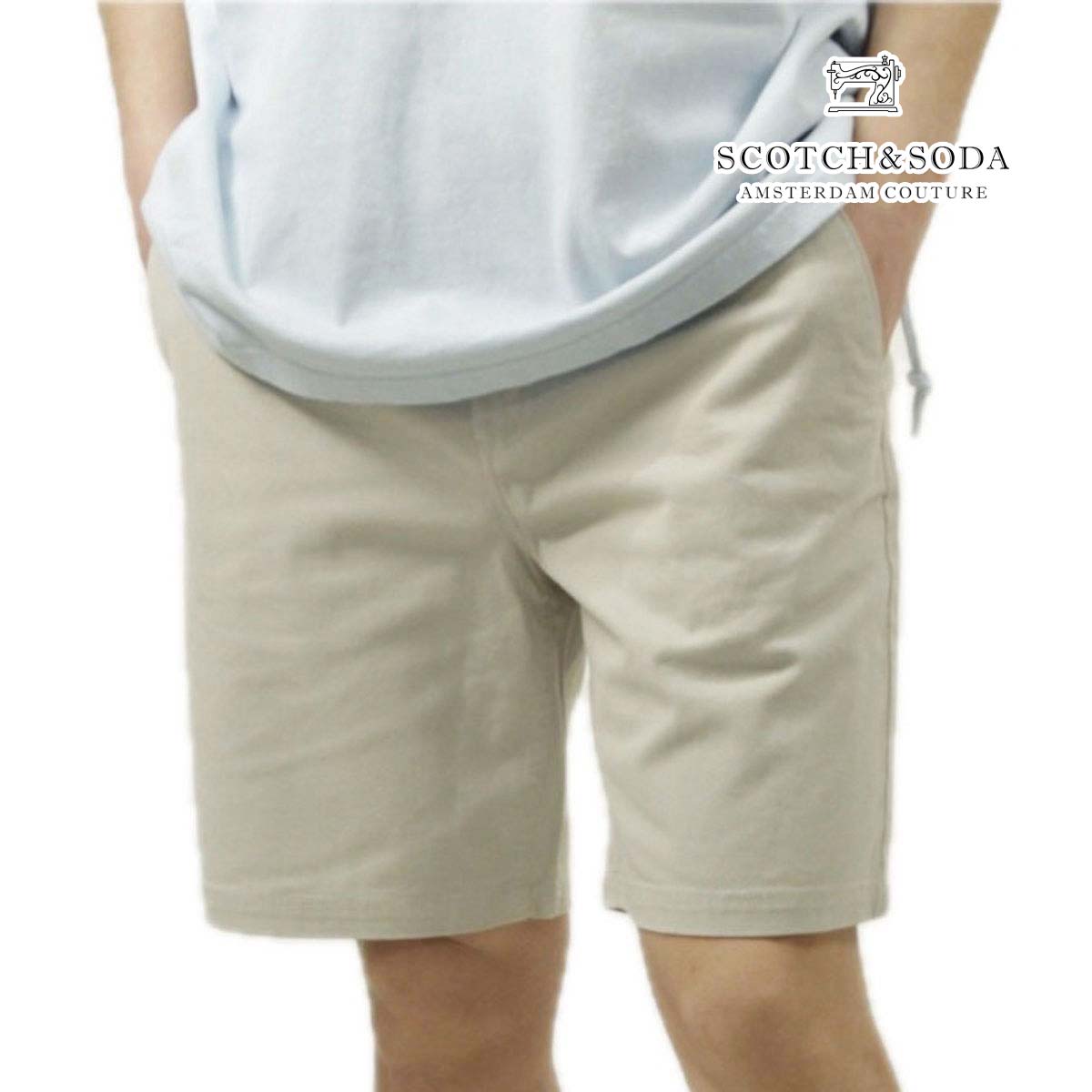 �����å�����ɥ����� ��� ���硼�ȥѥ�� ��������Ź SCOTCH&SODA �ϡ��եѥ�� �ܥȥॹ SEASONAL CORE STUART WASHED SHORT PANTS M 180000 050 32515 03 HIGHWAY GREY A39B B1C C2D D4E E18F