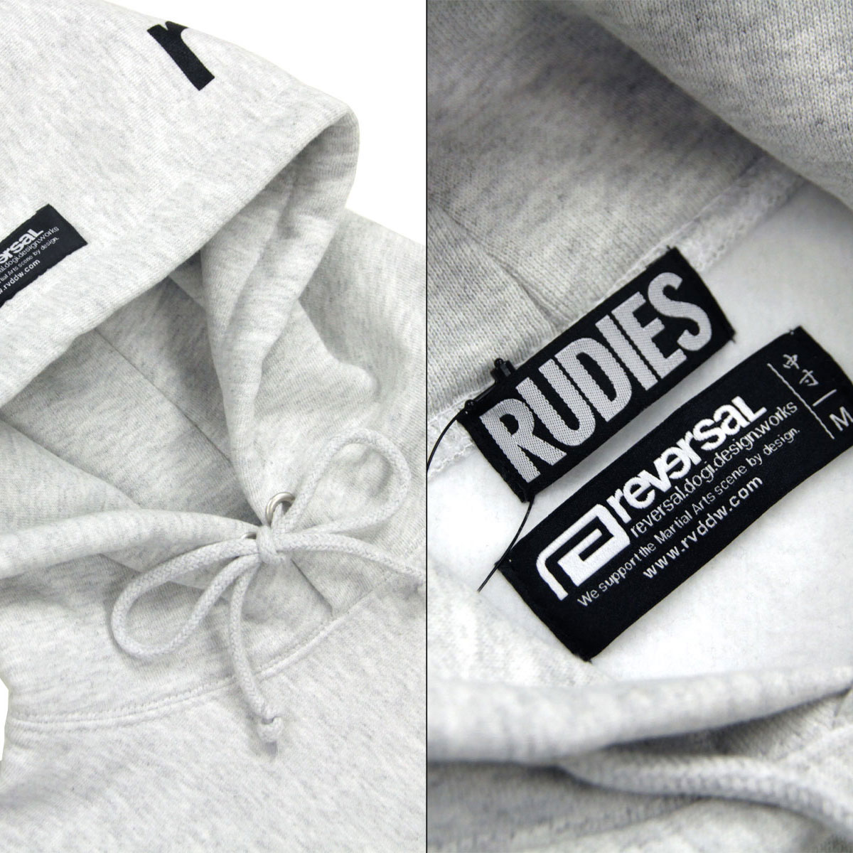 ��С����� ��� �ѡ����� ��������Ź REVERSAL �롼�ǥ����� �ץ륪���С� �ա��ǥ��� RUDIE'S x reversal SWEAT HOODIE �������� rvrud202 AS ASH GREY A06B B1C C1D D5E E02F