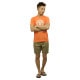 �ե�󥯥�� �ޡ������ T����� ��������Ź FRANKLIN��MARSHALL ȾµT����� ���롼�ͥå�  LOGO TEE SUNSET ORANGE TSMF188AN 45181 4013 A61B B1C C1D D1E E10F
