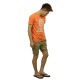 �ե�󥯥�� �ޡ������ T����� ��������Ź FRANKLIN��MARSHALL ȾµT����� ���롼�ͥå�  LOGO TEE SUNSET ORANGE TSMF188AN 45181 4013 A61B B1C C1D D1E E10F