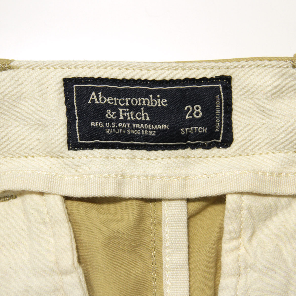 ���Х��� ���硼�ȥѥ�� ��� ������ Abercrombie��Fitch �ܥȥॹ �ϡ��եѥ�� PLAINFRONT SHORTS 9 INSEAM LONG-LENGTH 128-283-0834-475 A02B B1C C2D D4E E05F