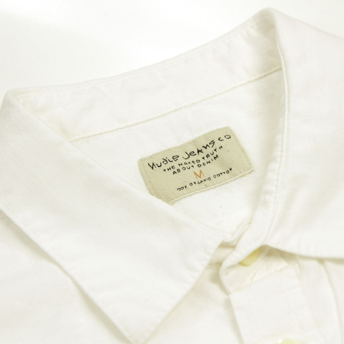 ̡ǥ   Ź Nudie Jeans Ĺµ  HENRY LONG SLEEVE SHIRT OFFWHITE W04 140426 A62B B1C C1D D6E E01F