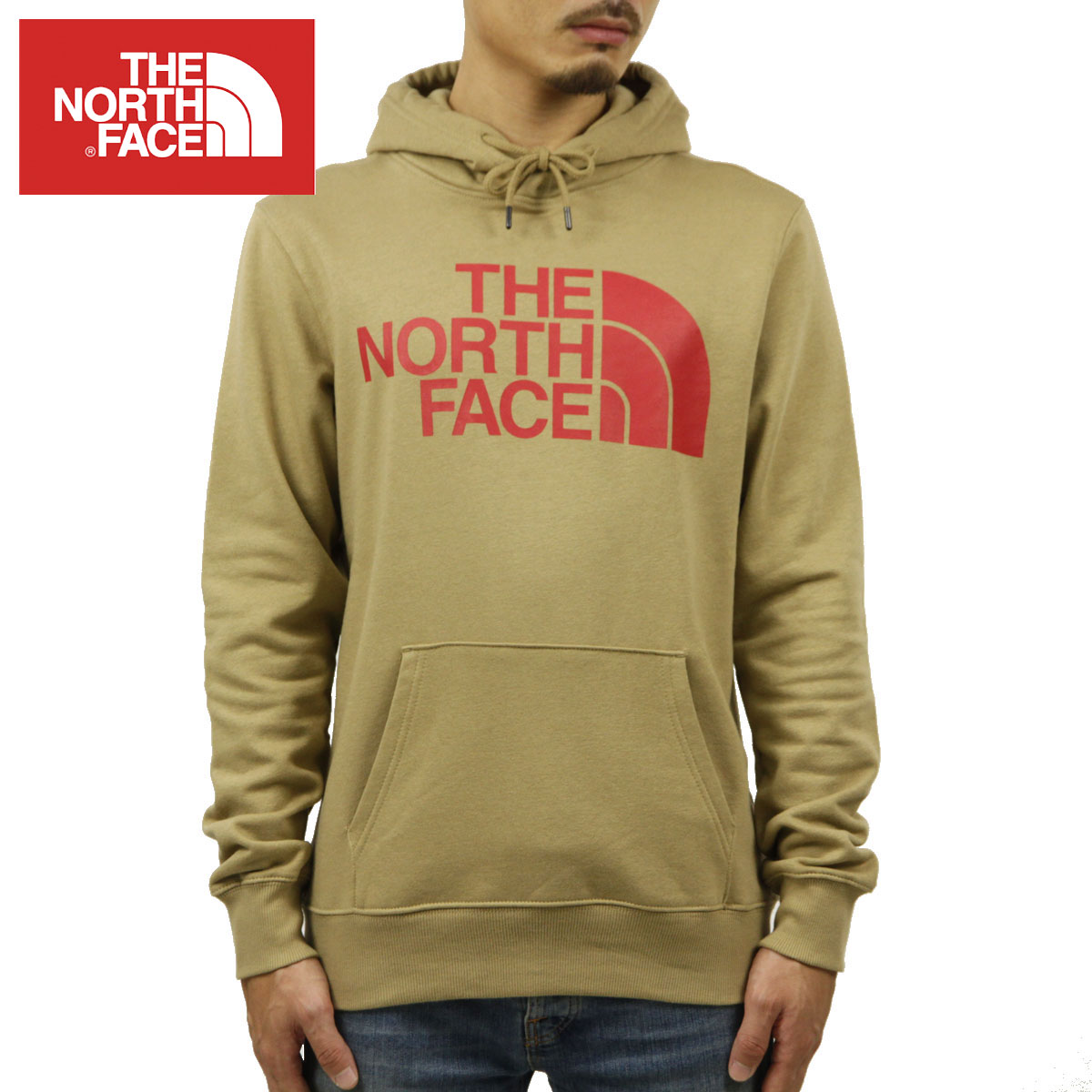 Ρե ѡ   THE NORTH FACE ץ륪Сѡ  HALF DOME PULLOVER HOODIE NF0A4M4B KELP TAN A14B B1C C1D D5E E05F