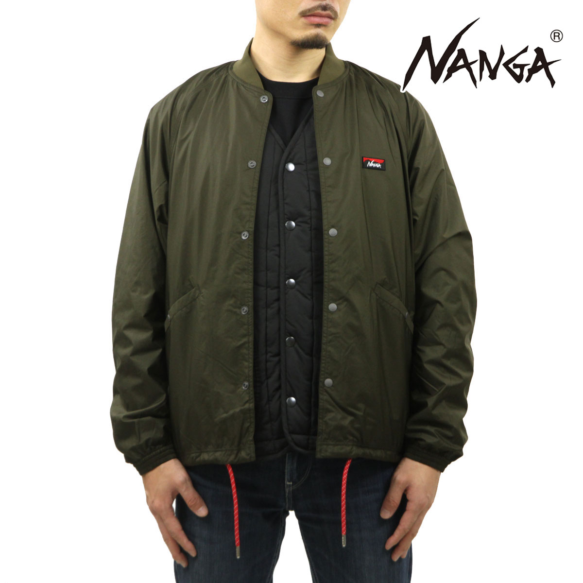 ʥ 㥱å  Ź NANGA  㥱å RIB COLLAR COACH JACKET NW2441-1E400-A KHA KHAKI A16B B1C C1D D4E E05F