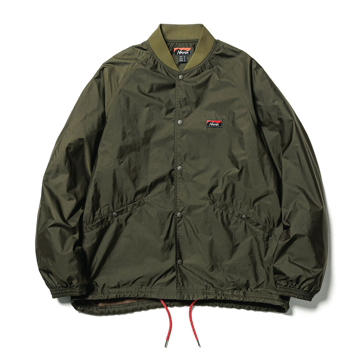 ʥ 㥱å  Ź NANGA  㥱å RIB COLLAR COACH JACKET NW2441-1E400-A KHA KHAKI A16B B1C C1D D4E E05F