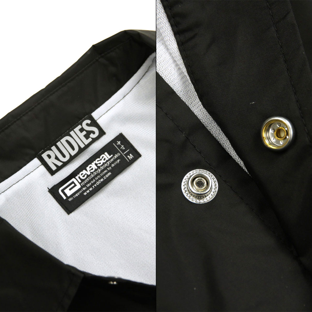 ��С����� ��� ���������㥱�å� ��������Ź REVERSAL �롼�ǥ����� �Хå��ץ��� �������� RUDIE'S x reversal COACH JACKET �̎ގ׎��� rvrud302 BK BLACK A06B B1C C1D D4E E13F
