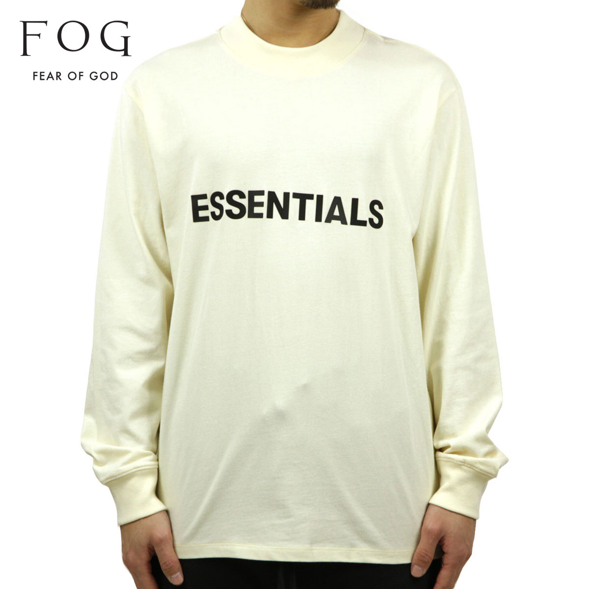�ե������֥��å� fog essentials T����� ��� ������ FEAR OF GOD ���å��󥷥�륺 ĹµT����� ���� ���롼�ͥå� FOG - FEAR OF GOD ESSENTIALS LONG SLEEVE CREAM AA5B B1C C1D D2E E18