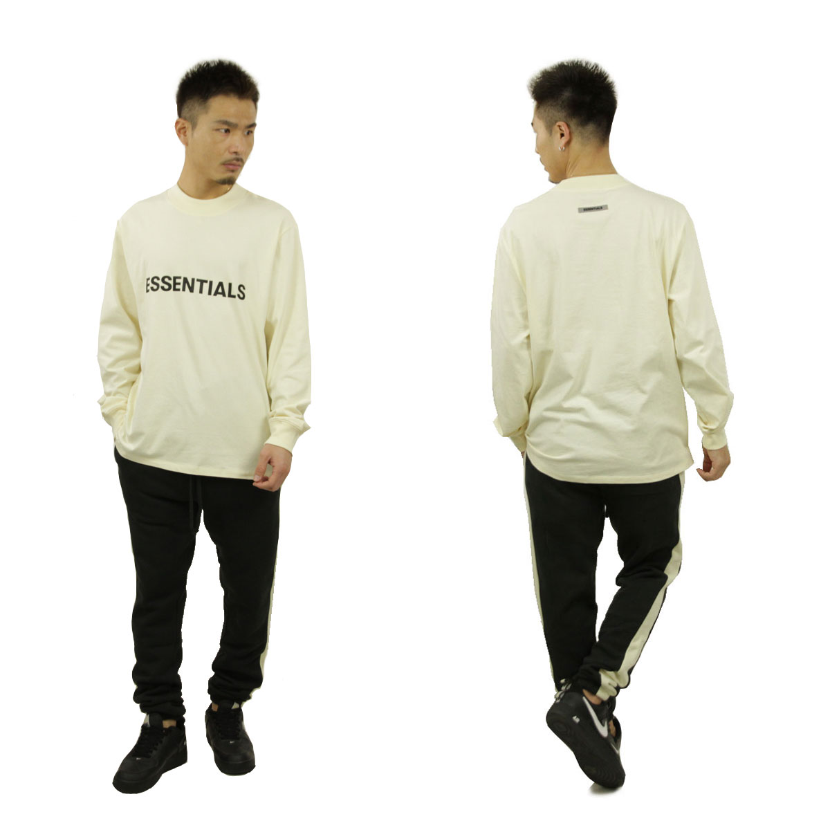 �ե������֥��å� fog essentials T����� ��� ������ FEAR OF GOD ���å��󥷥�륺 ĹµT����� ���� ���롼�ͥå� FOG - FEAR OF GOD ESSENTIALS LONG SLEEVE CREAM AA5B B1C C1D D2E E18