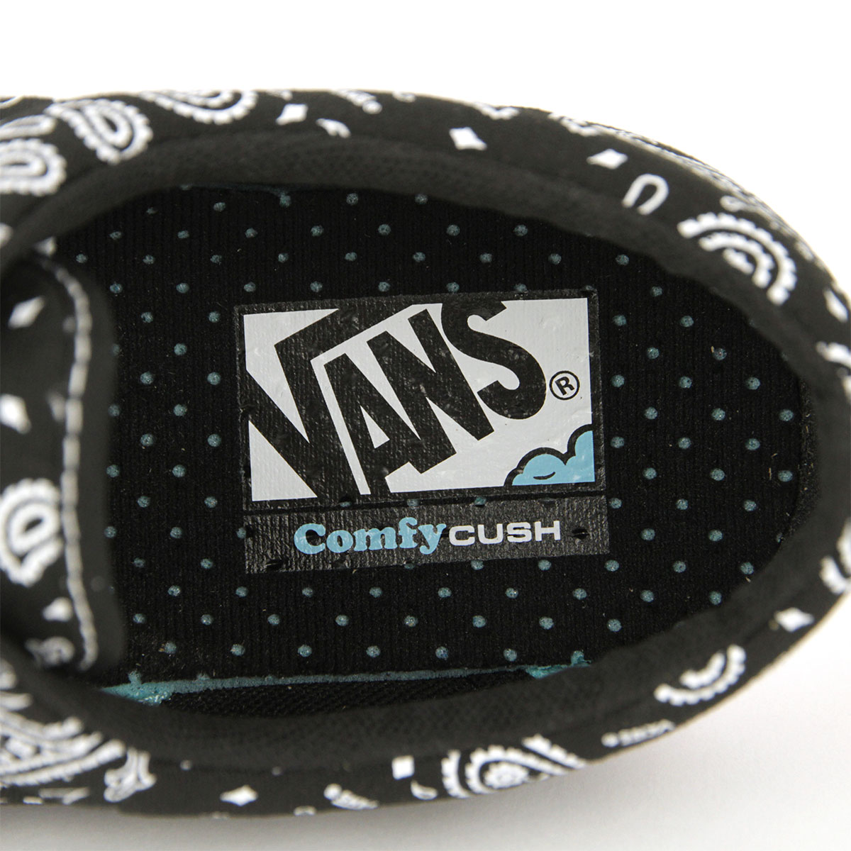 �Х� ���ˡ����� ��� ��������Ź VANS ���ˡ����� ����ե����å��� ���� VANS COMFYCUSH ERA (PAISLEY) BLACK/TRUE WHITE VN0A3WM942L A33B B1C C4D D2E E13F