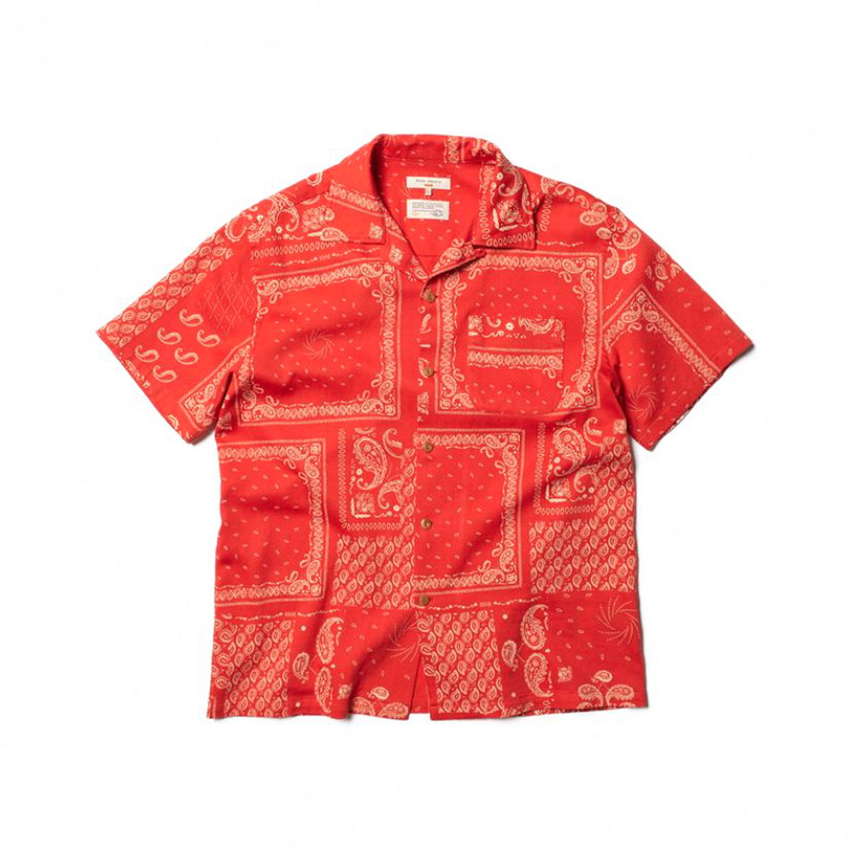 ̡ǥ  ϥ Ź Nudie Jeans Ⱦµ ߥ 奢 ARON BANDANA ALOHA SHIRT R01 140788 A62B B1C C1D D6E E11F