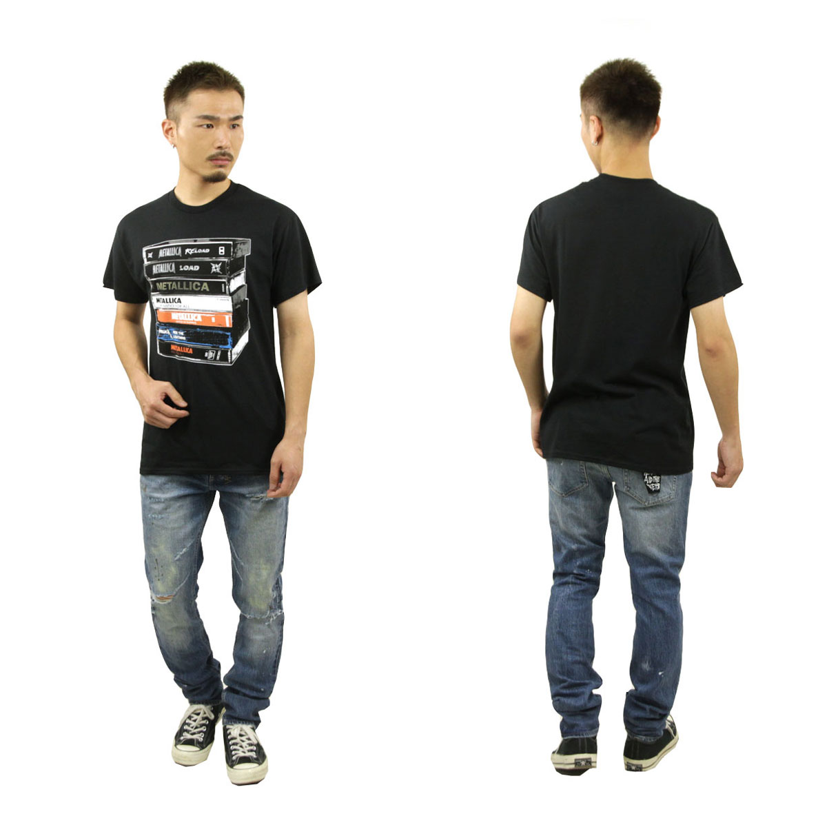 �ߥ塼���å��ƥ� ��� �Х��T����� ������ MUSIC TEE ���å�T����� �᥿�ꥫ �����åȥơ��� METALLICA CASSETTE MUSIC TEE